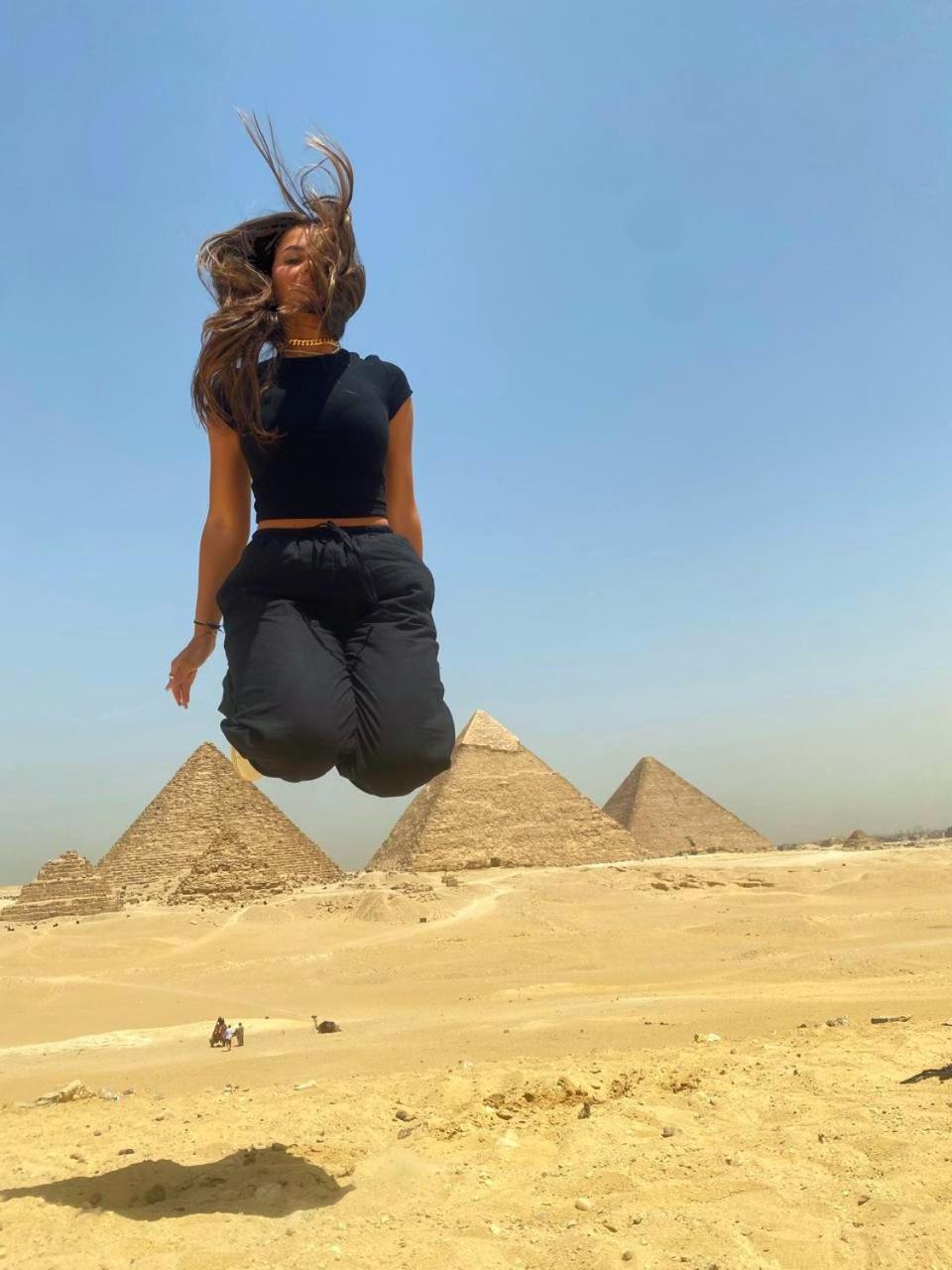 Grand Golden Pyramids View Hotel Kafrat al Jabal Bagian luar foto