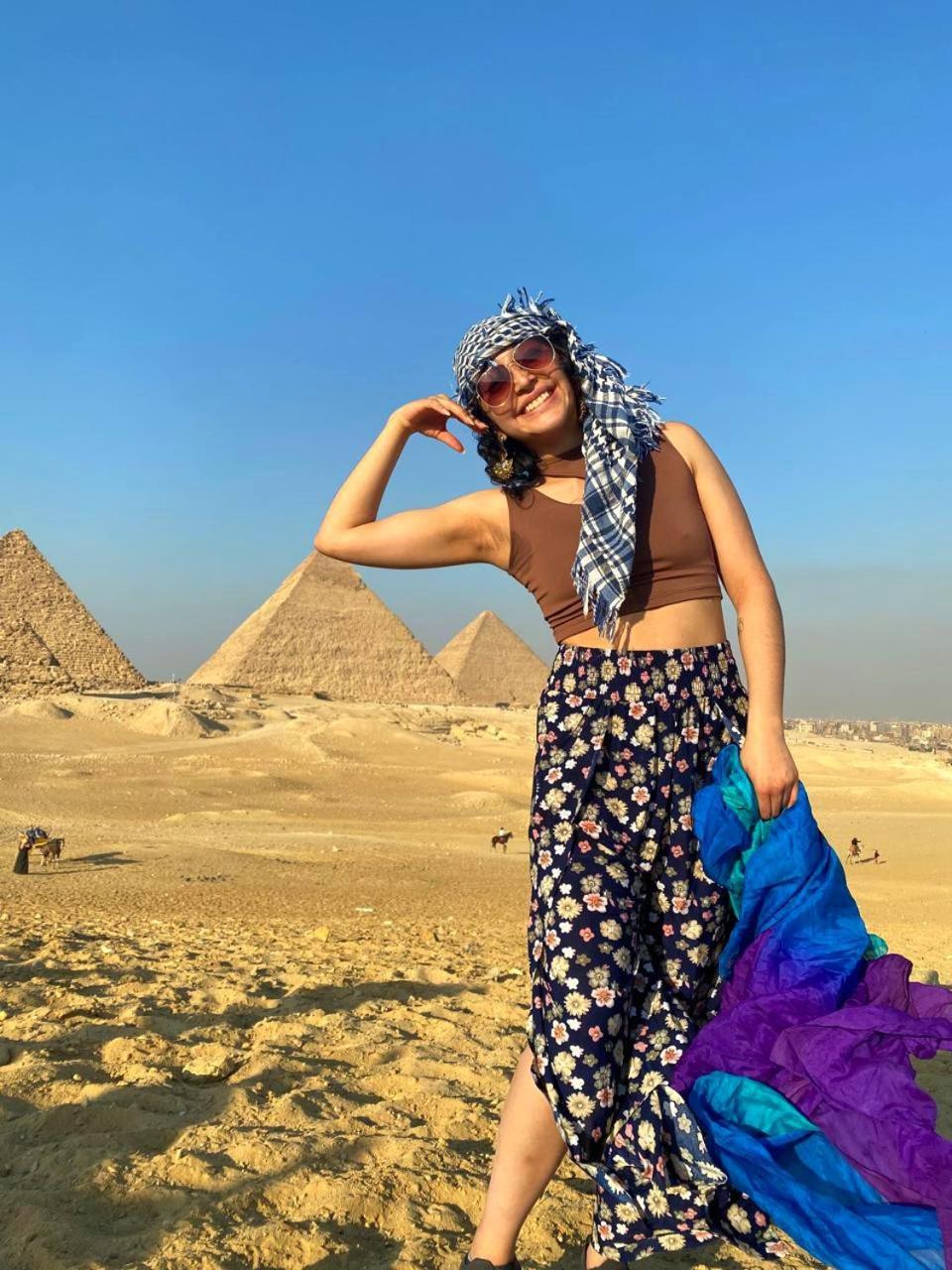Grand Golden Pyramids View Hotel Kafrat al Jabal Bagian luar foto