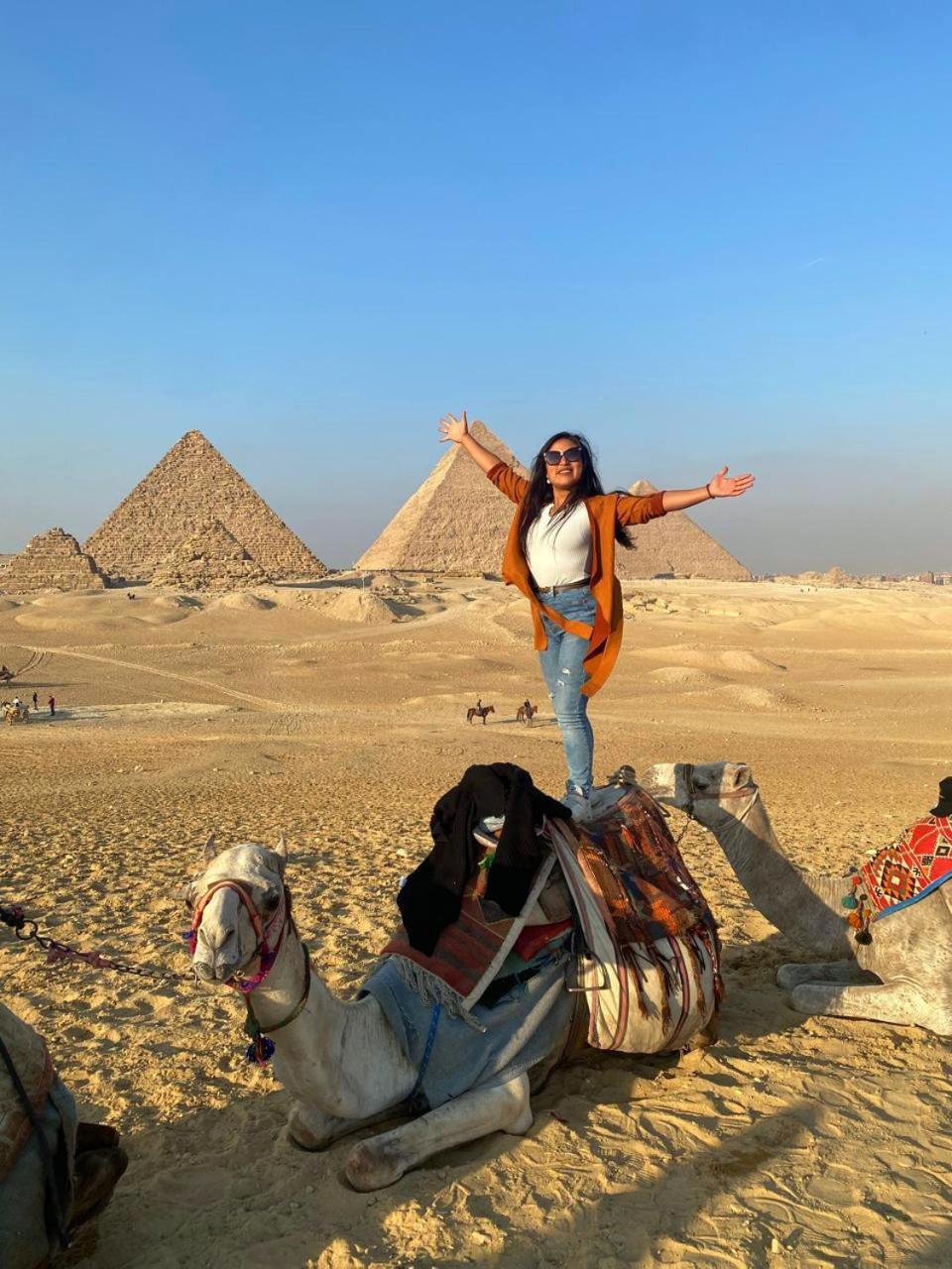 Grand Golden Pyramids View Hotel Kafrat al Jabal Bagian luar foto