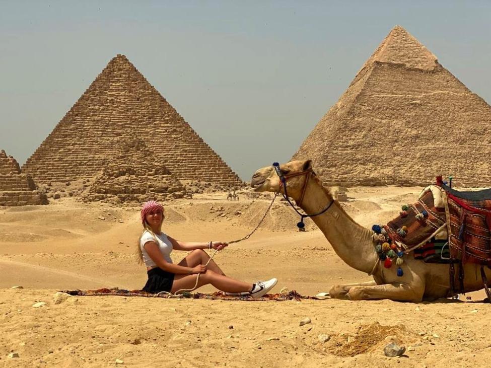 Grand Golden Pyramids View Hotel Kafrat al Jabal Bagian luar foto